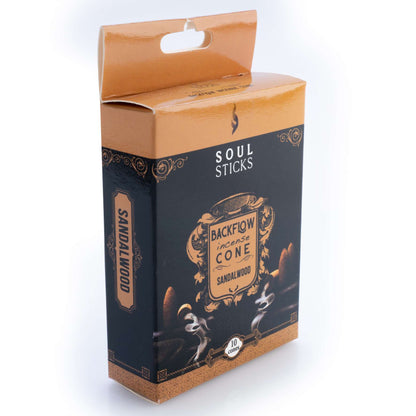 Soul Sticks Sandalwood Backflow Incense Cone