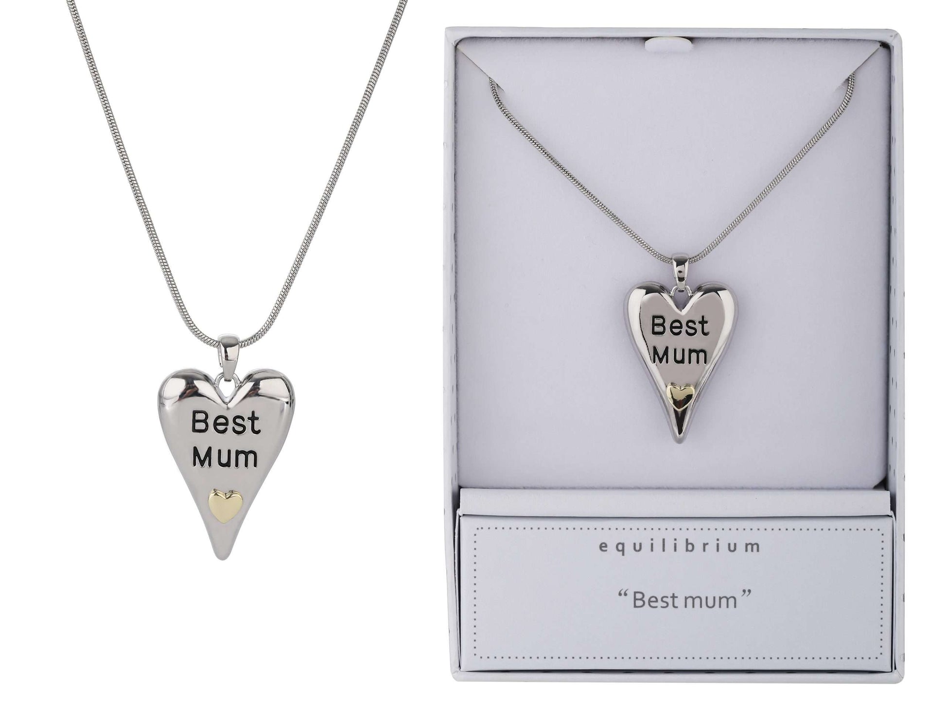 Equilibrium Best Mum Necklace Two Toned

Plated with Real Silver &amp; Gold

1st Stop, Marshall's Health Shop, Gift Shop!

SKU: EQ3