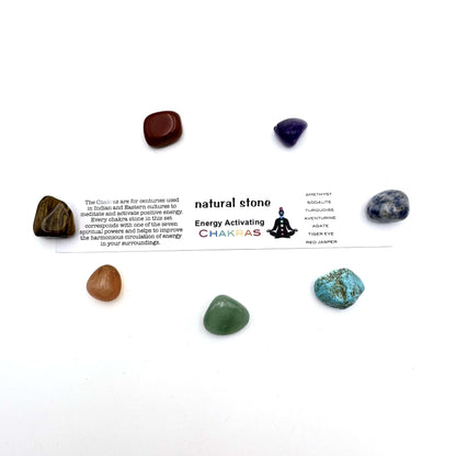 Energy Activating Chakra Stone Set