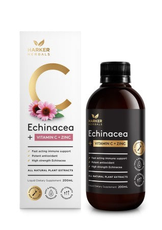 Harker Herbals Be Well Vitamin C+ Echinacea + Zinc 200ml