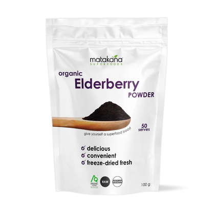 Matakana Organic Elderberry Powder 100g