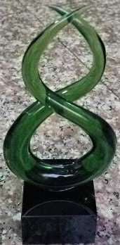 Glass Art Kiwiana Twist