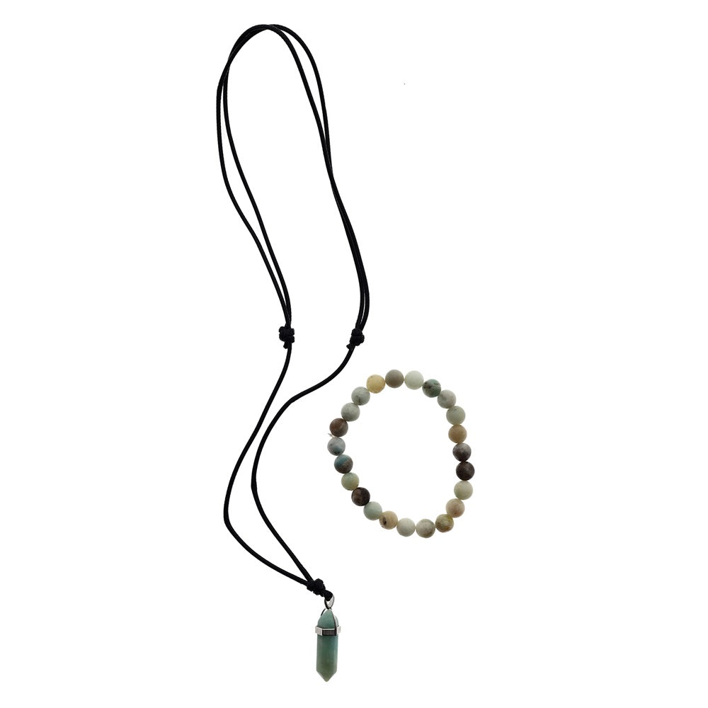 Hormone Necklace Amazonite