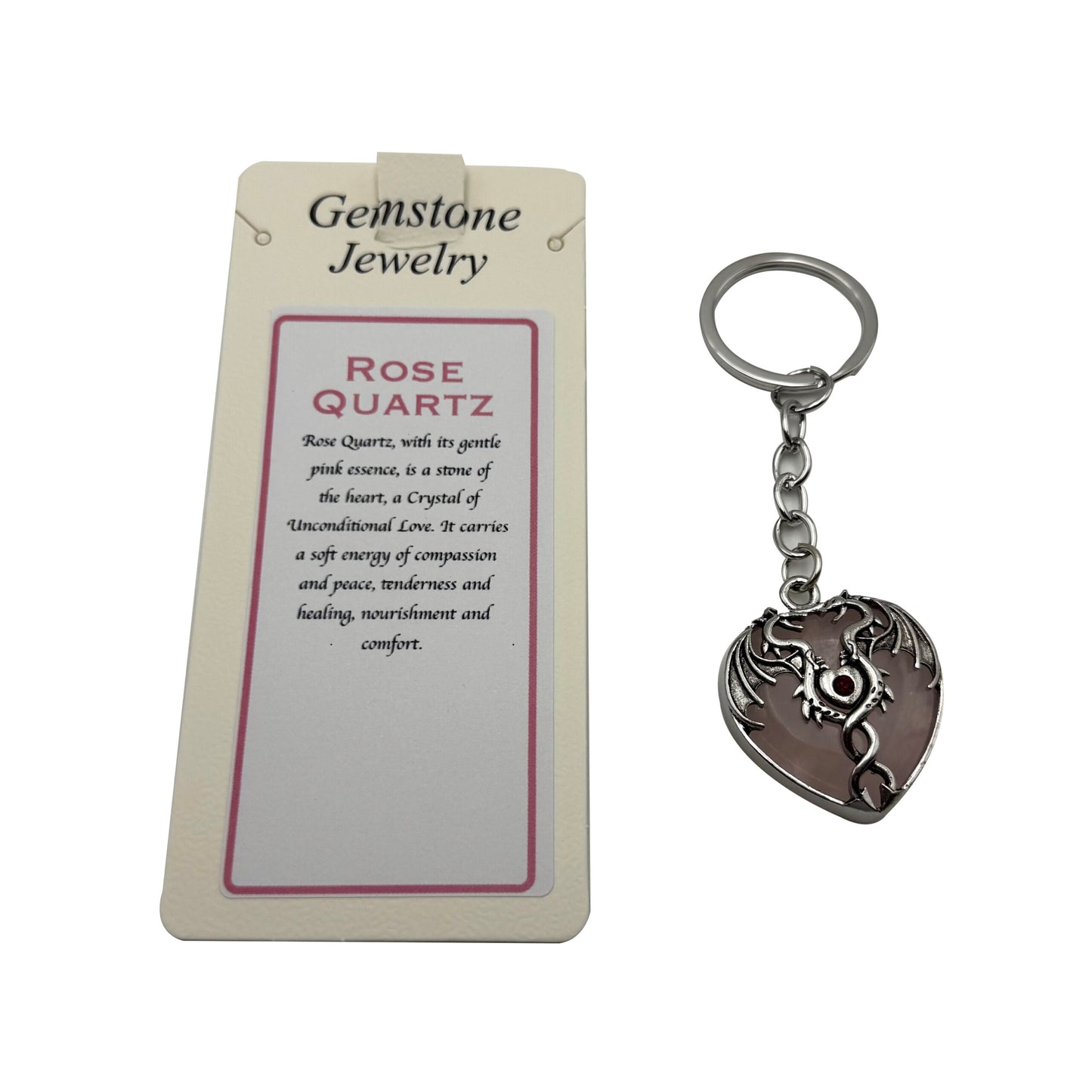 Keyring Mystical Dragon Heart Rose Quartz
1st Stop, Marshall's Health Shop, Gift Shop!

SKU: GKR32