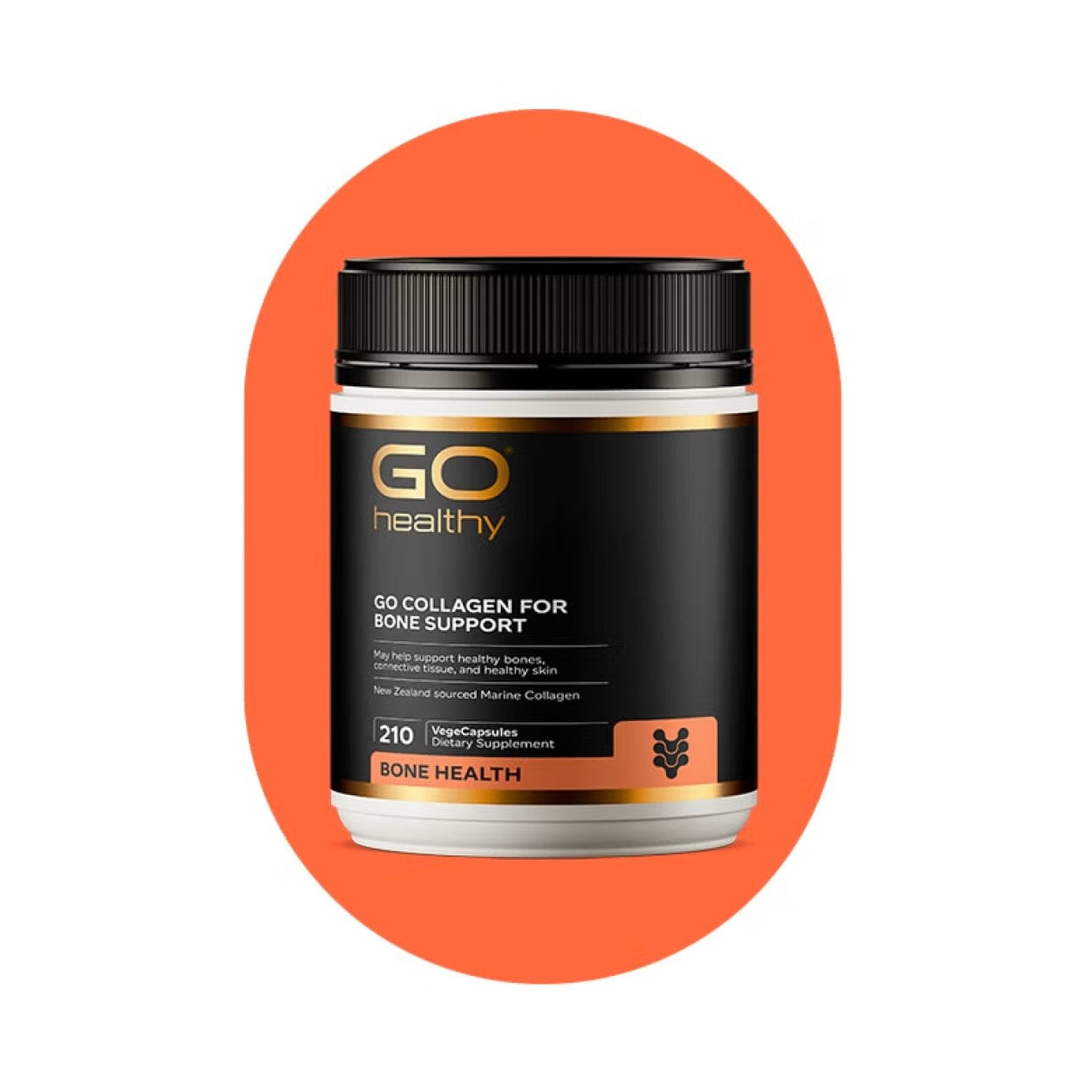 GO Collagen for Bone Support 210 VegeCaps

New Zealand sourced Marine Collagen. May help support healthy bones, connective tissue, and healthy skin.

GO COLLAGEN FOR BONE SUPPORT formula contains New Zealand sourced Marine Collagen that may help support healthy bones, connective tissue, and healthy skin. It also contains Vitamin D3 that supports bone health. Turmeric is an antioxidant and helps support comfort, and when combined with Marine Collagen and Vitamin D.1st Stop, Marshall's Health Shop!