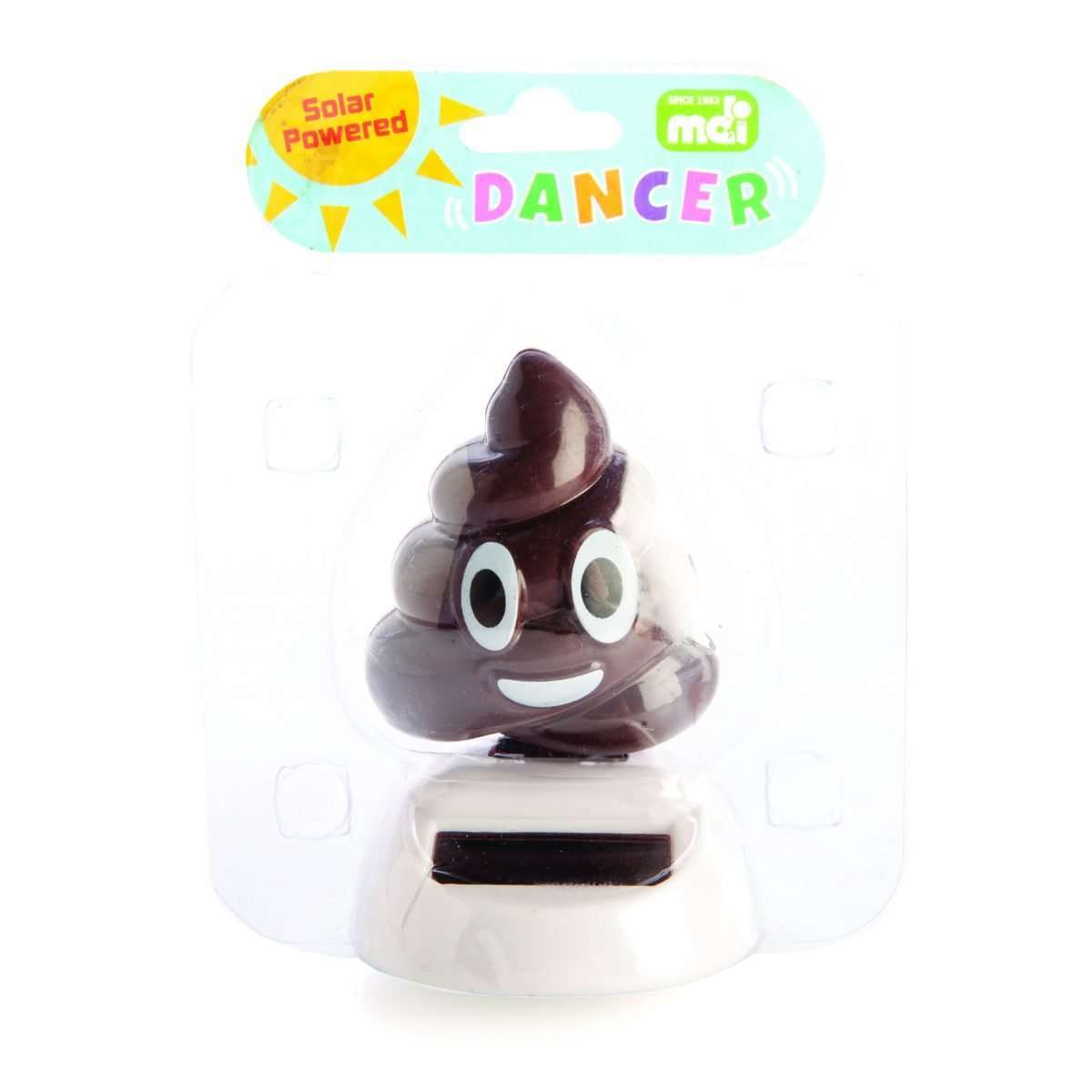 Smiling Poo Solar Dancer