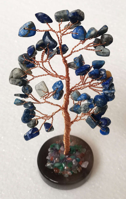 Lapis Lazuli Tree Agate Base