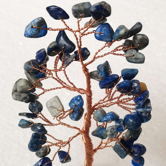 Lapis Lazuli Tree Agate Base