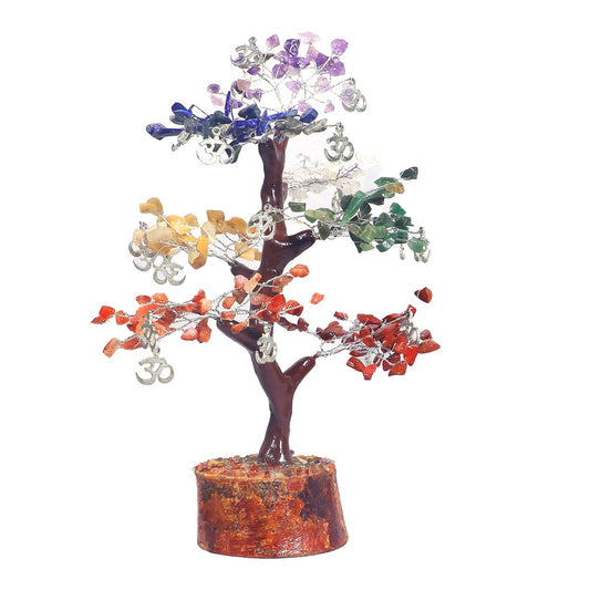 Seven Chakra OM Crystle Tree Neem