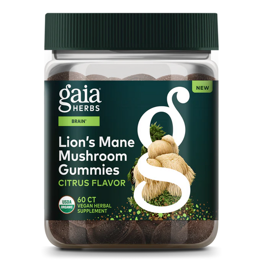 Gaia Herbs Lion's Mane Mushroom Gummies 60s
