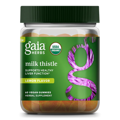 Gaia Herbs Milk Thistle Gummies 60s