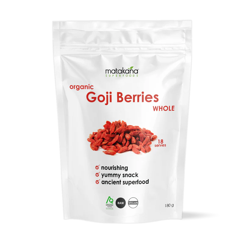 Matakana Organic Goji Berries Whole 180g