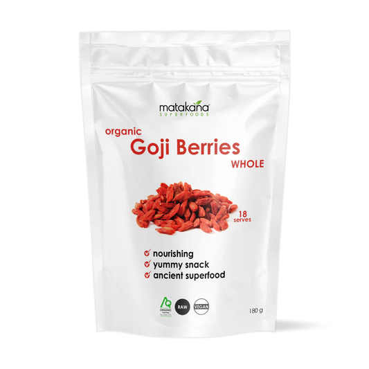 Matakana Organic Goji Berries Whole 180g