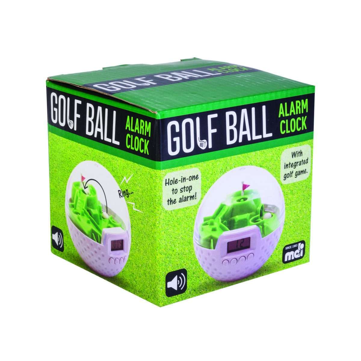 Golf Ball Sports Alarm Clock with sound