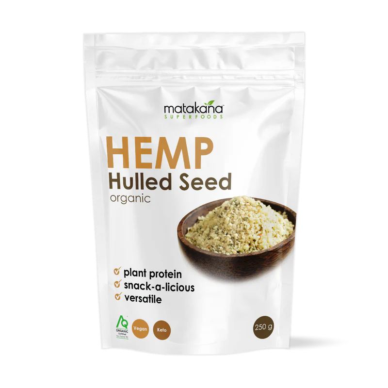 Matakana Organic Hemp Hulled Seeds 250g