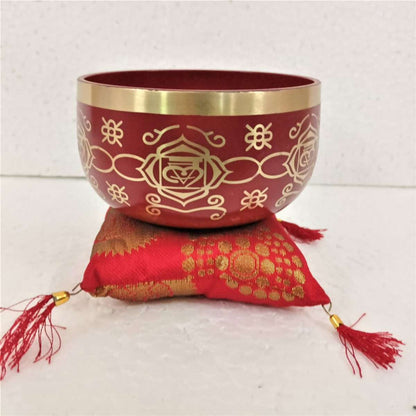 Chakra Singing Bowl Red