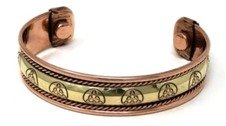 Copper Magnetic Bracelet Triquetra