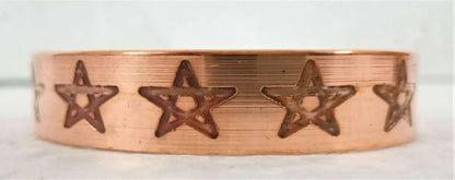 Copper Magnetic Bracelet Pentagon