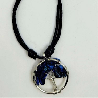 Tree of Life Pendant Lapis