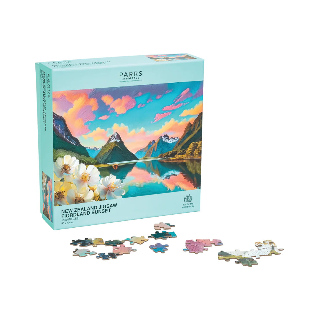 Jigsaw Puzzle Fiordland Sunset 1000pcs

1st Stop, Marshall's Health Shop, Gift Shop!

SKU: JPFS