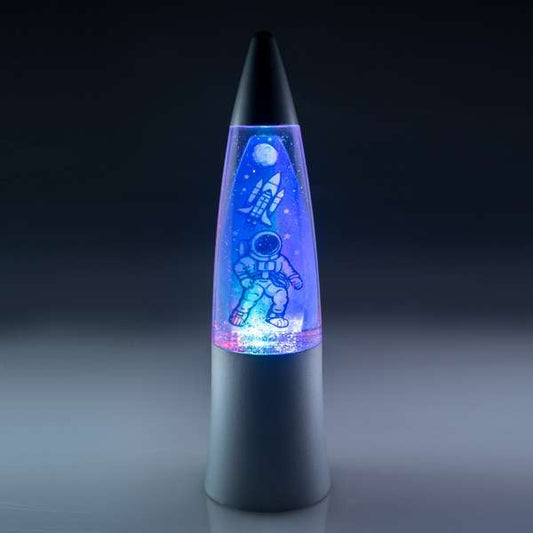 Space Shake & Shine Glitter Lamp