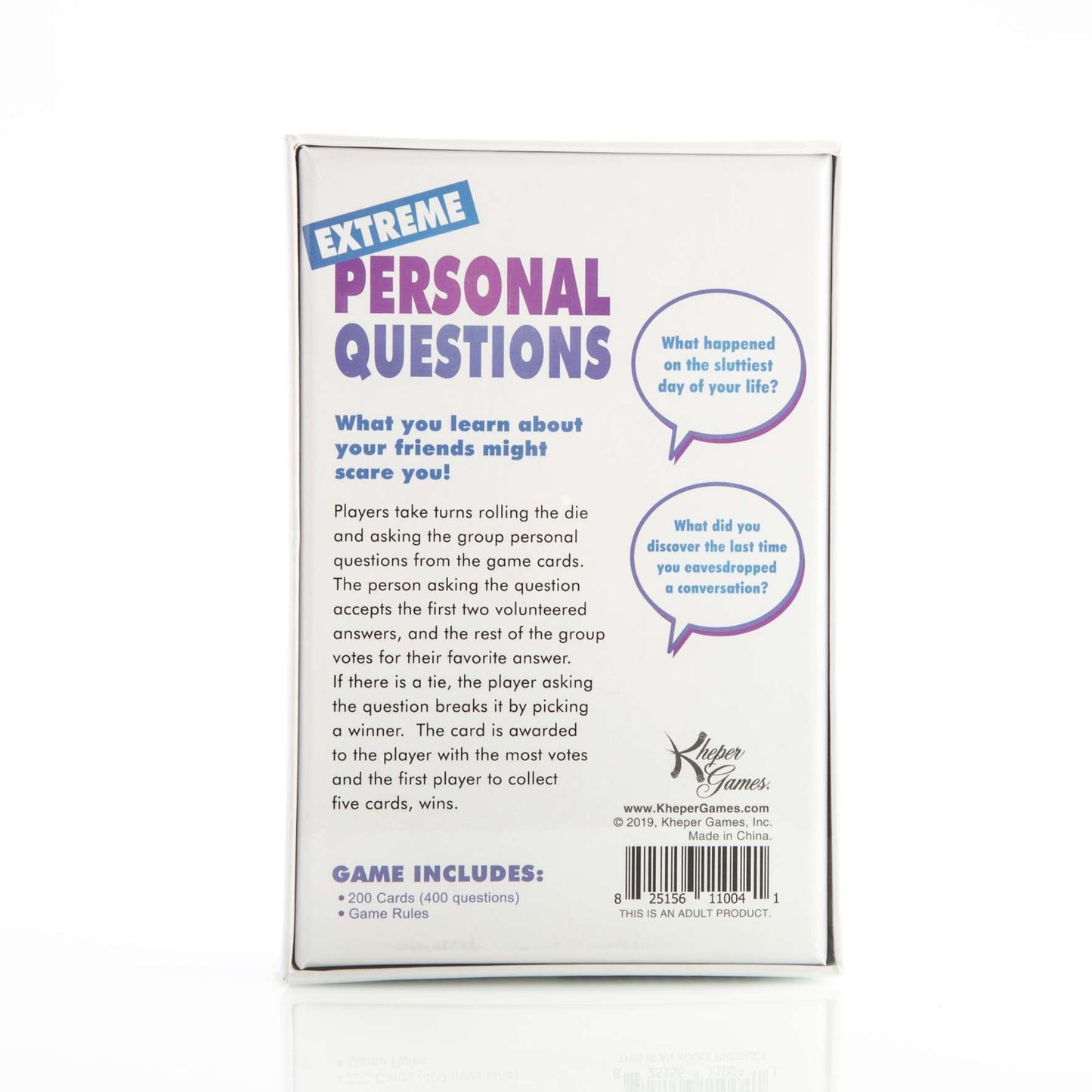 Extreme Personal Questions Party Game KG-EPQ