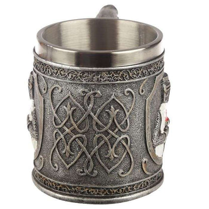 Decorative Crusader Knight Tankard