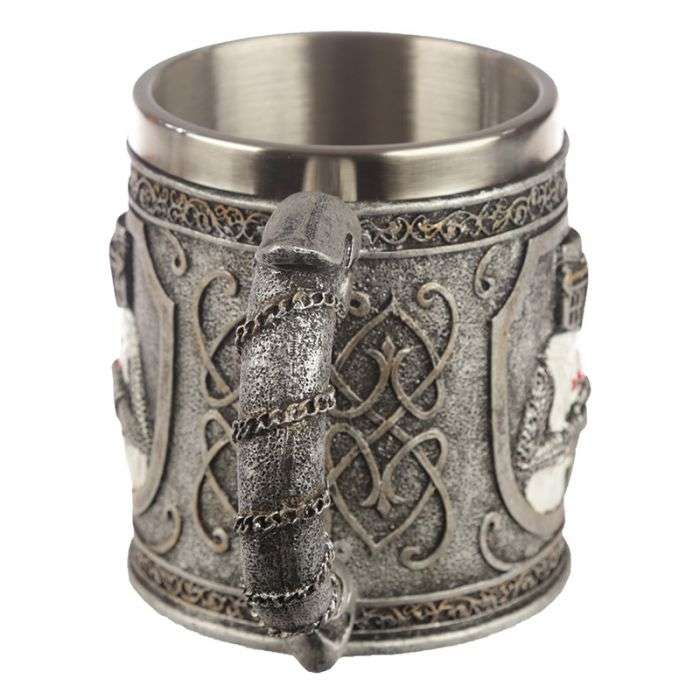 Decorative Crusader Knight Tankard