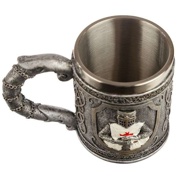 Decorative Crusader Knight Tankard