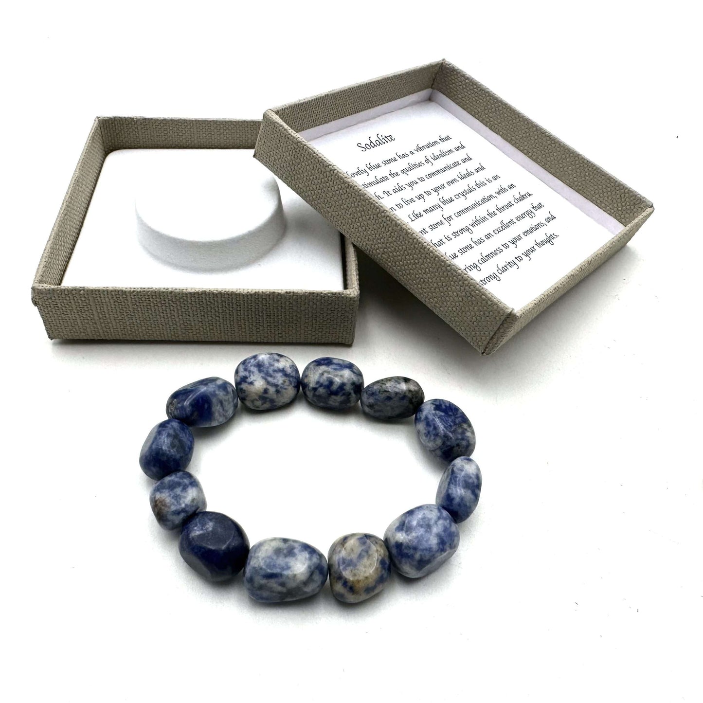 Large Beaded Bracelet Sodalite