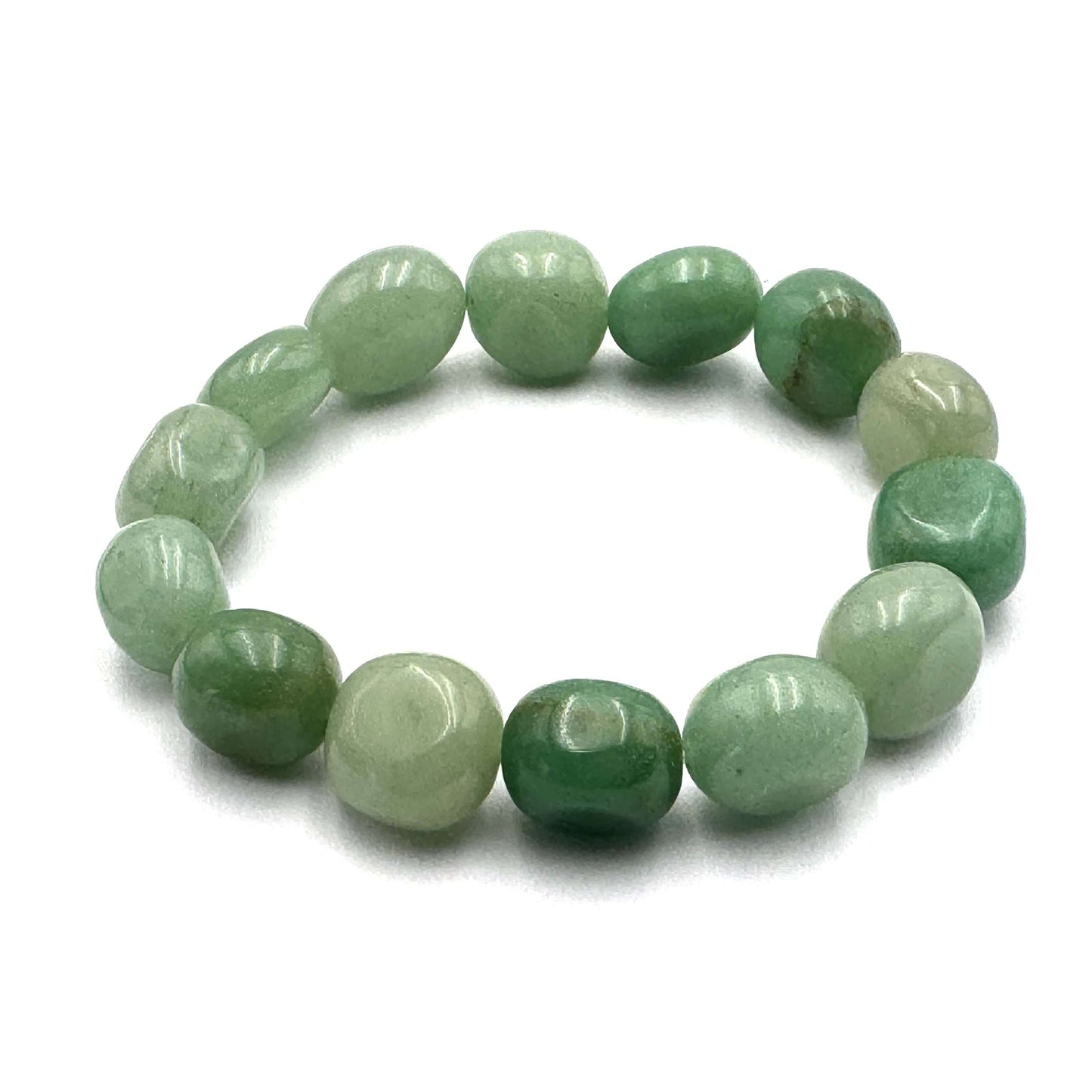 Large Beaded Bracelet Dark Aventurine