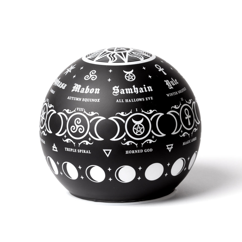 Alchemy Pagan Calendar Globe LED Light