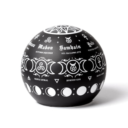 Alchemy Pagan Calendar Globe LED Light