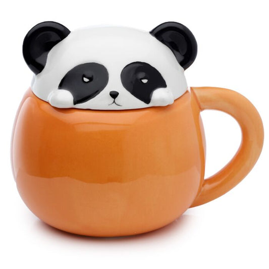 Panda Peeping Ceramic Animal Mug