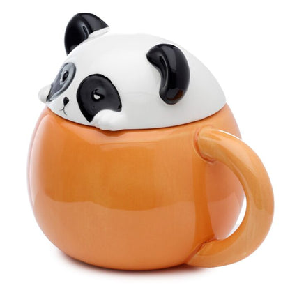 Panda Peeping Ceramic Animal Mug