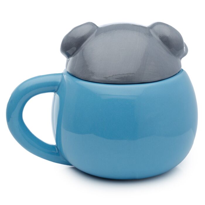 Elephant Peeping Ceramic Animal Mug
