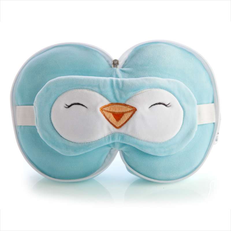 Smoosho's Pals Travel Penguin Mask/Pillow