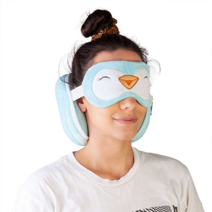 Smoosho's Pals Travel Penguin Mask/Pillow
