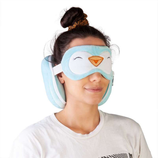 Smoosho's Pals Travel Penguin Mask/Pillow