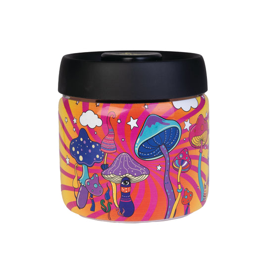 Magic Mushroom Vacuum Sealed Stash Jar