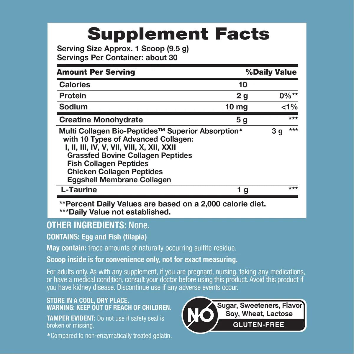 Neocell Creatine+Multi Collagen Powder 285g