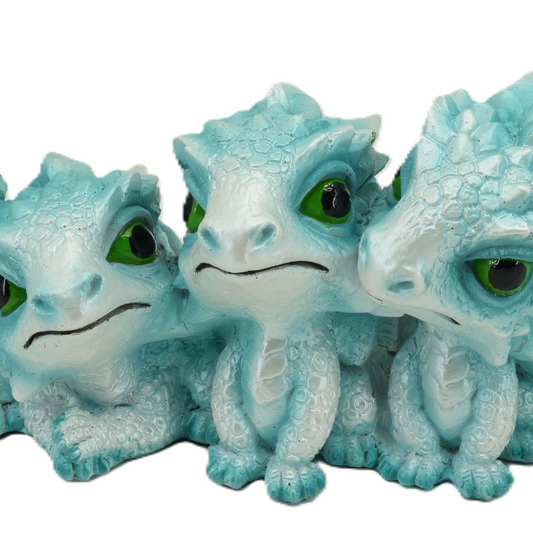 Four Baby Ice Dragons