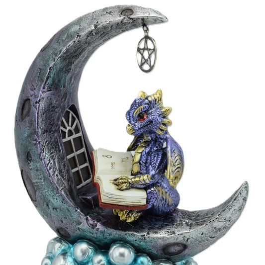 Blue Dragon On Moon LED Light
