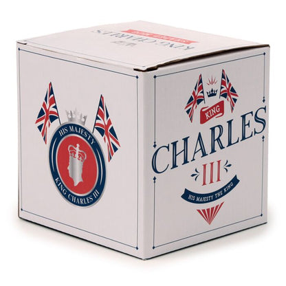 King Charles III Ceramic Head Mug