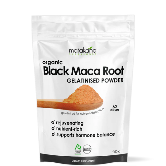 Matakana Organic Maca Root Black Gelatinised Powder 250g