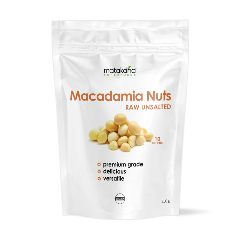 Matakana Macadamia Nuts - Raw Unsalted 250g