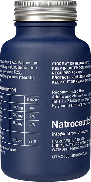 NATROCEUTICS Magnesium Trace Mineral Complete 60 capsules