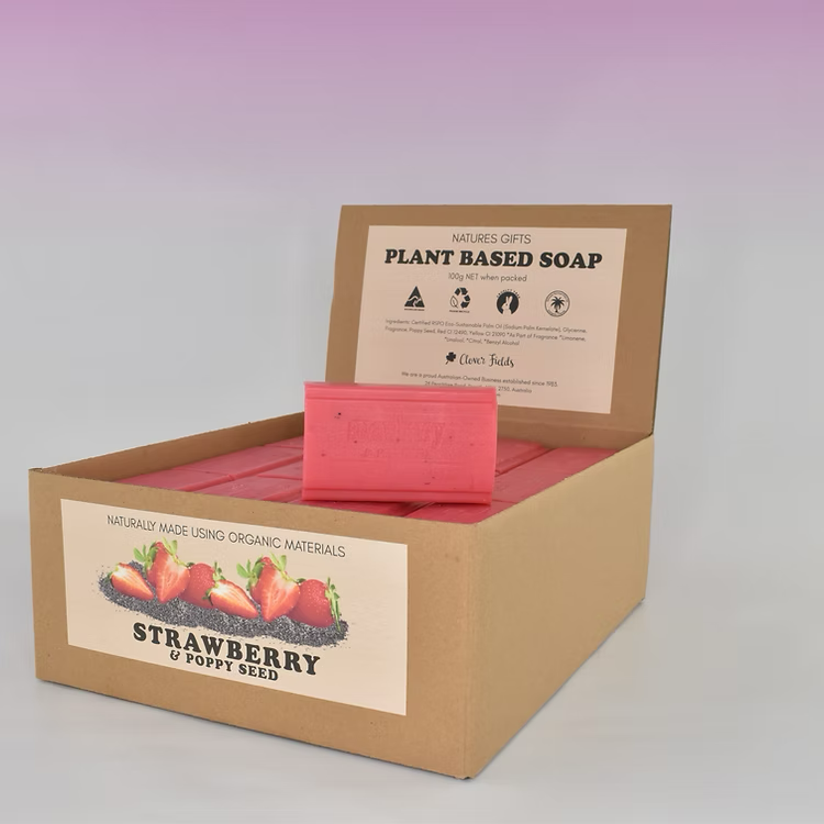 Salisbury Strawberry Poppyseed Soap