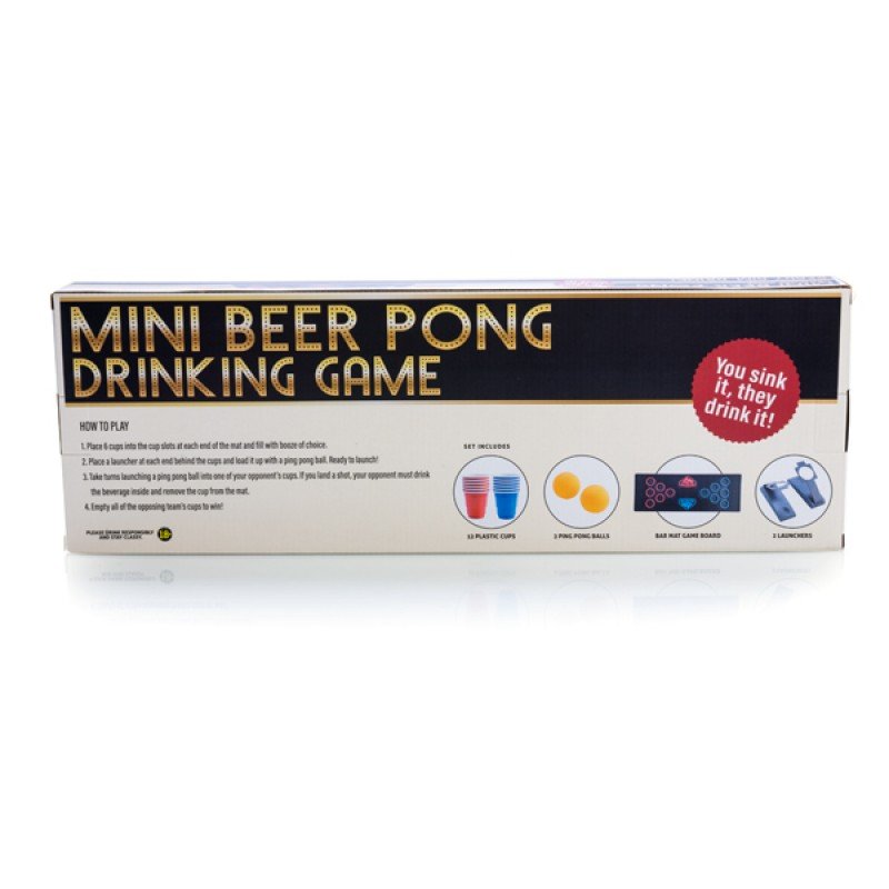 Mini Beer Pong Drinking Game