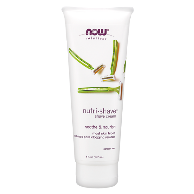 NOW Foods Nutri Shave Cream 237ml 1st Stop, Marshall's Health Shop!  Nutri-Shave™ is a unique skin care product specially formulated to reduce the irritation that shaving can cause, leaving skin smooth, healthy and well nourished.